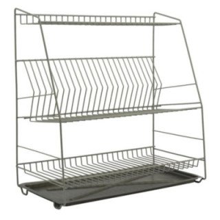 Suszarka do naczyń 3-poziomowa 50cm szara